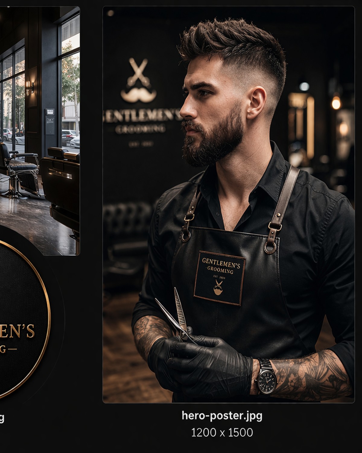 Master barber portrait